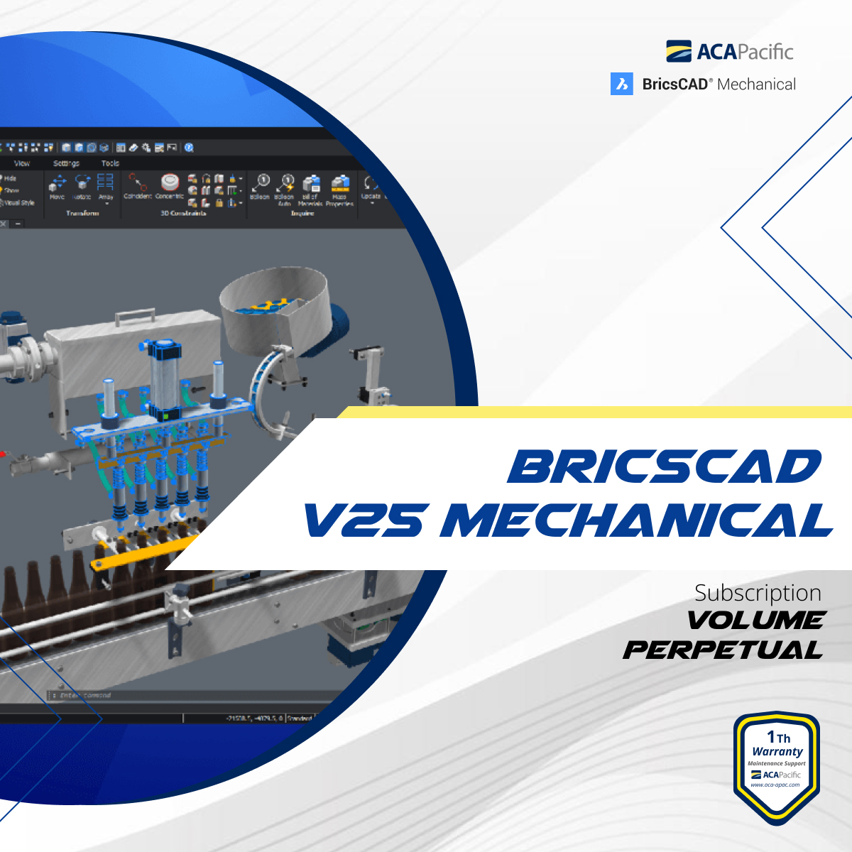 BricsCAD V25 Mechanical - Volume - Perpetual