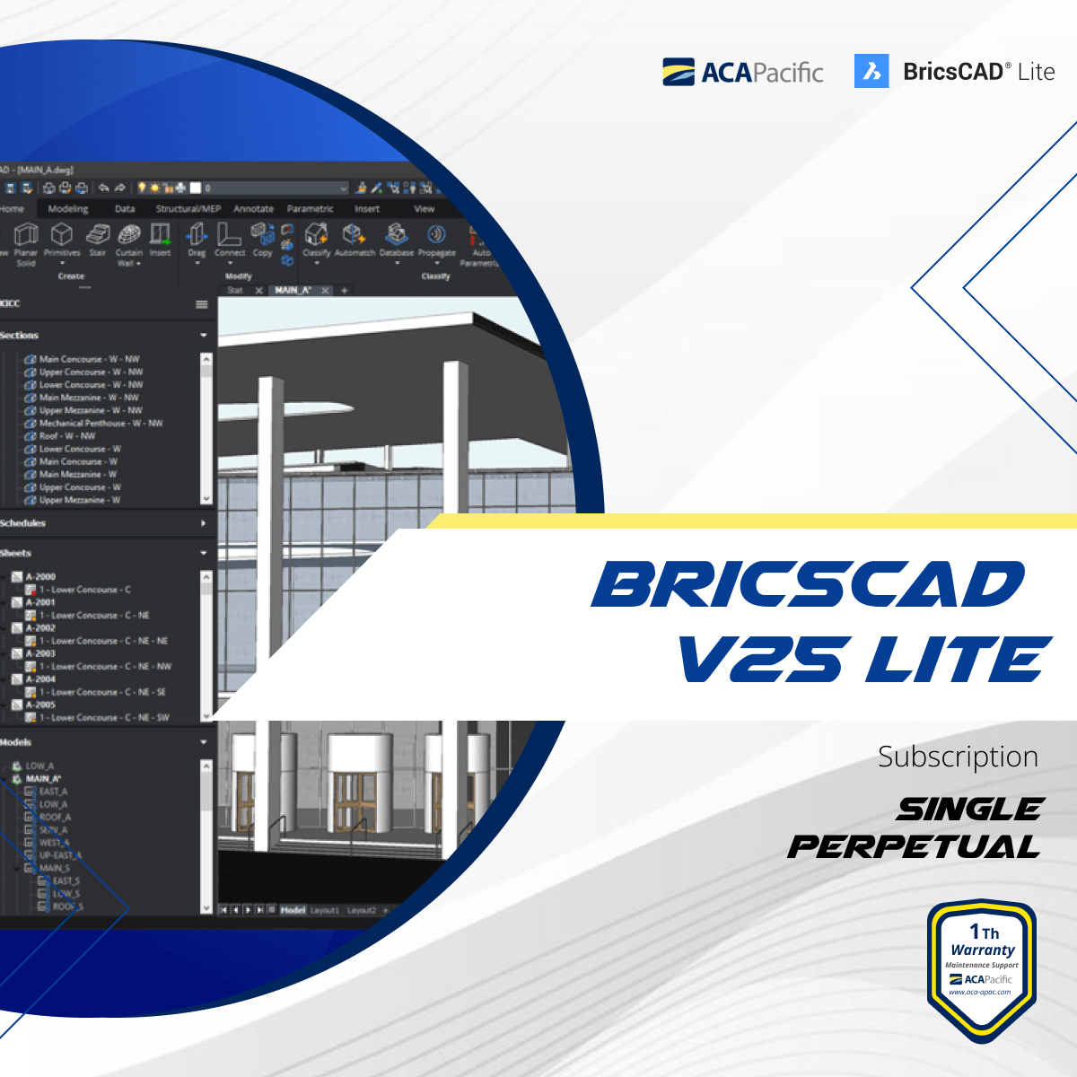 BricsCAD V25 Lite - Single - Perpetual
