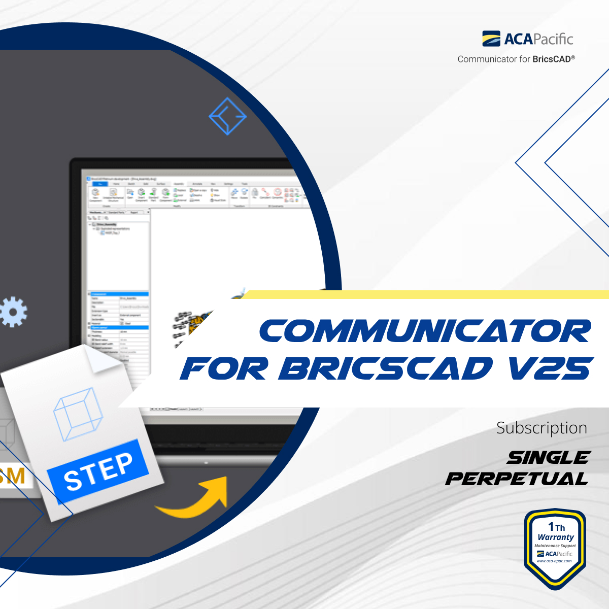 Communicator for BricsCAD V25 - Single - Perpetual